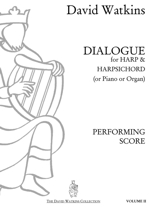 Cover: VOLUME 2 - 'DIALOGUE' for Harp and Harpsichord (or Keyboard)