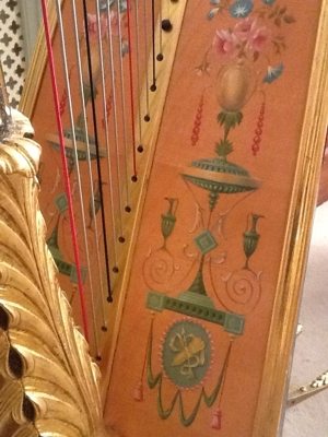 Photo: Erard No.1842 -  decorated sound board